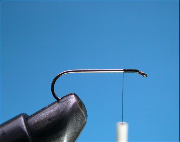 Sea Trout Black & Pink Fly step 1